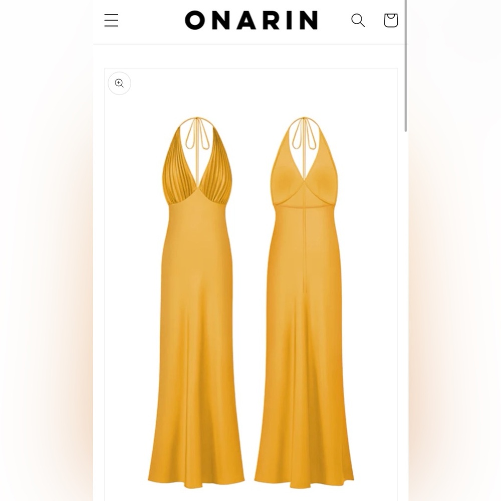 Onarin Ms. Pleat maxi dress - never worn, with tags